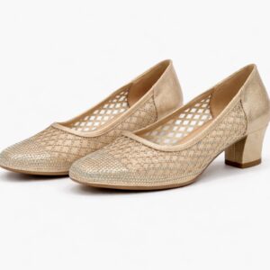 layt file detaylı orta topuk kadın ayakkabı